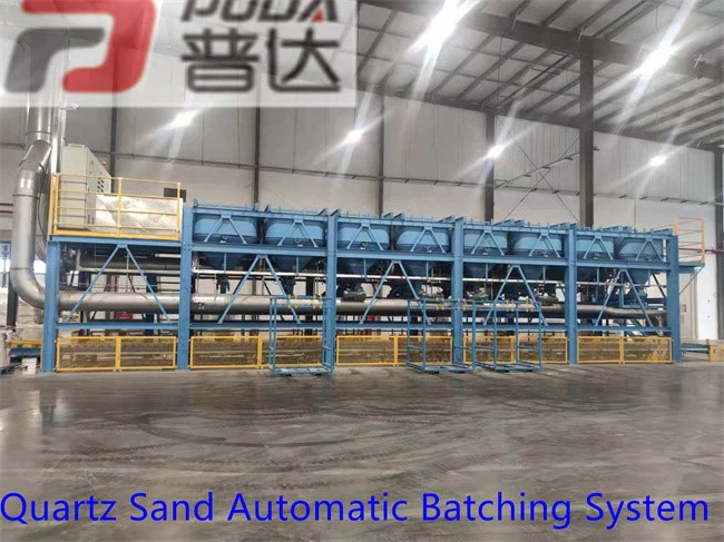 Quartz sand batching system 1